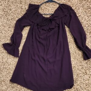 LOTS OF LOVE Elegant Purple Women's Dress